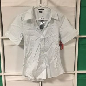 NWT Theory pinstripe shirt, size M